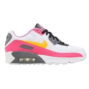 NIKE Air Max 90 'White Hyper Pink Orange' Running Shoes Size 6.5Y/W8